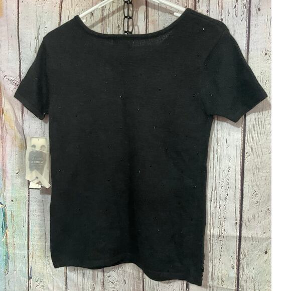 NWT 90’s Urban Works Beaded Sweater Size Small Angora Blend - Picture 6 of 8